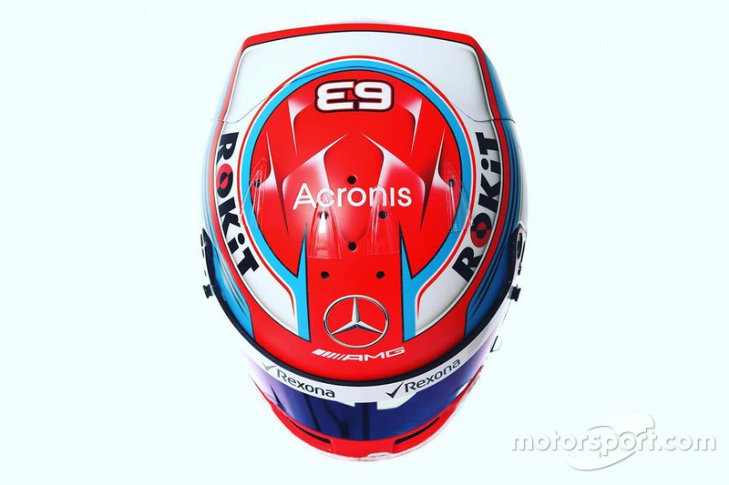 Casque de George Russell, Williams