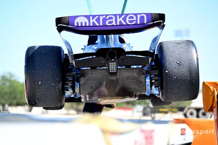 Sotto il pavimento del Williams FW46 