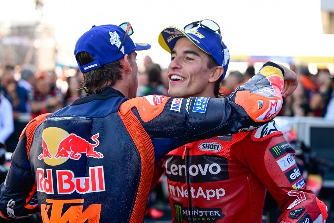 Pedro Acosta, Red Bull KTM Factory Racing, Marc Márquez, Ducati Team