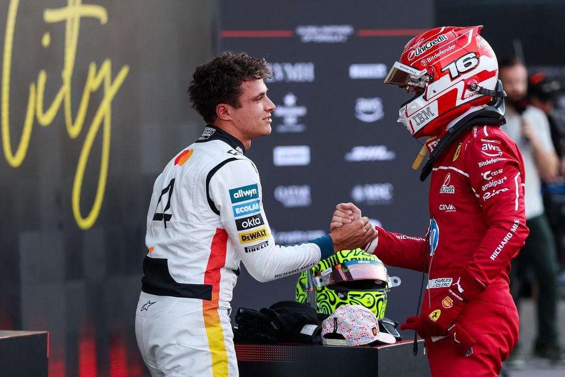 Charles Leclerc, Ferrari, Lando Norris, McLaren
