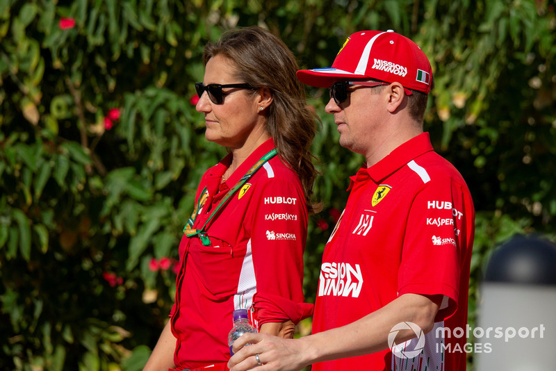 Кімі Райкконен, Ferrari, прес-аташе Ferrari Стефанія Боккі