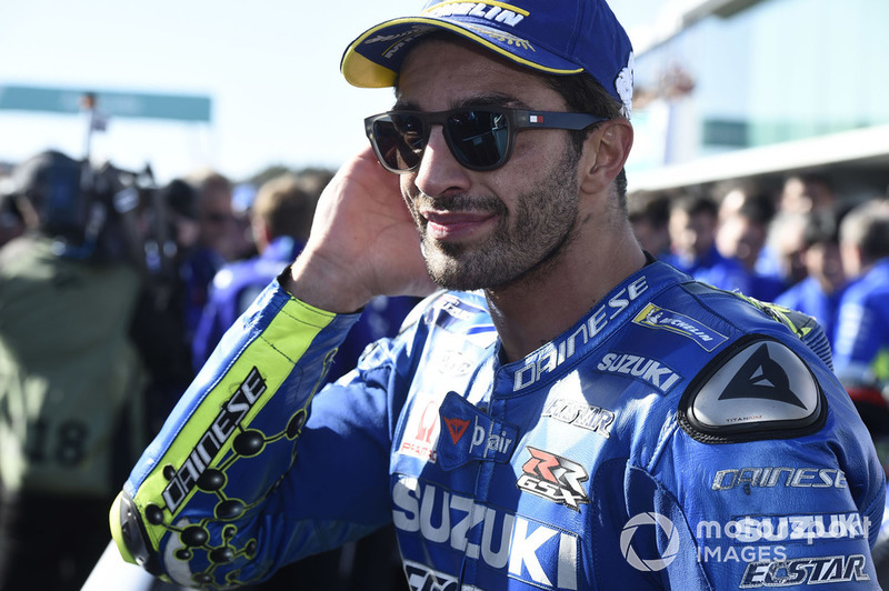 Il secondo classificato Andrea Iannone, Team Suzuki MotoGP