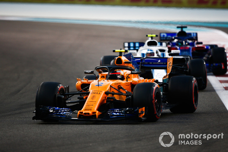 Стоффель Вандорн, McLaren MCL33, Сергій Сироткін, Williams FW41, Брендон Хартлі, Toro Rosso STR13