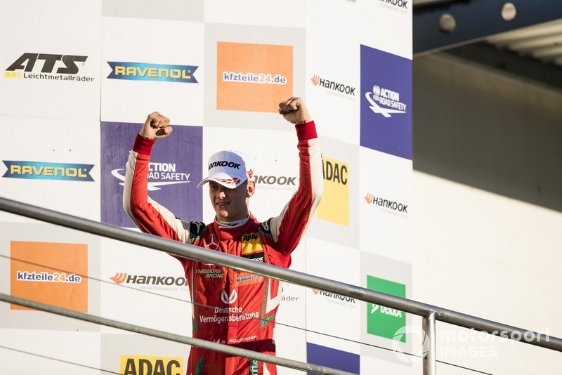 Podium: Champion 2018, Mick Schumacher, PREMA Theodore Racing Dallara F317 - Mercedes-Benz