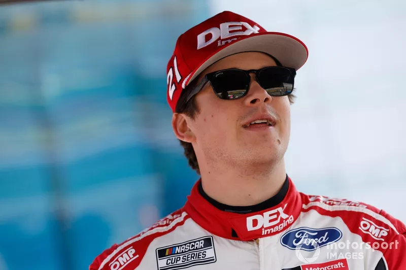 Harrison Burton, Wood Brothers Racing, DEX Imaging Ford Mustang