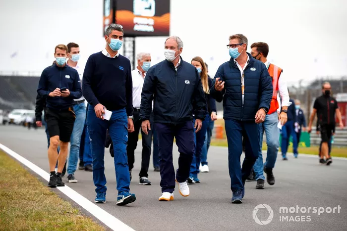 Michael Masi, director de carrera, y Bernd Maylander, Safety Car