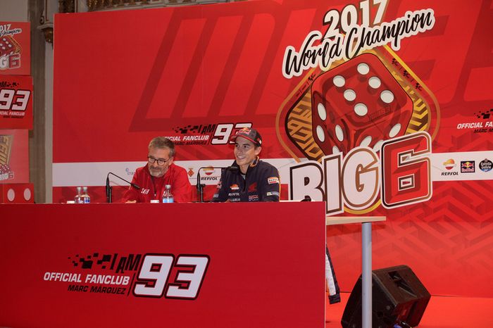 Celebración Marc Márquez en Cervera