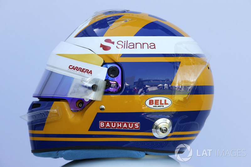 Le casque de Marcus Ericsson, Sauber