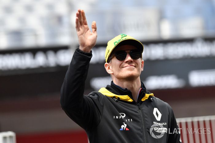 Nico Hulkenberg, Renault Sport F1 Team en el desfile de pilotos