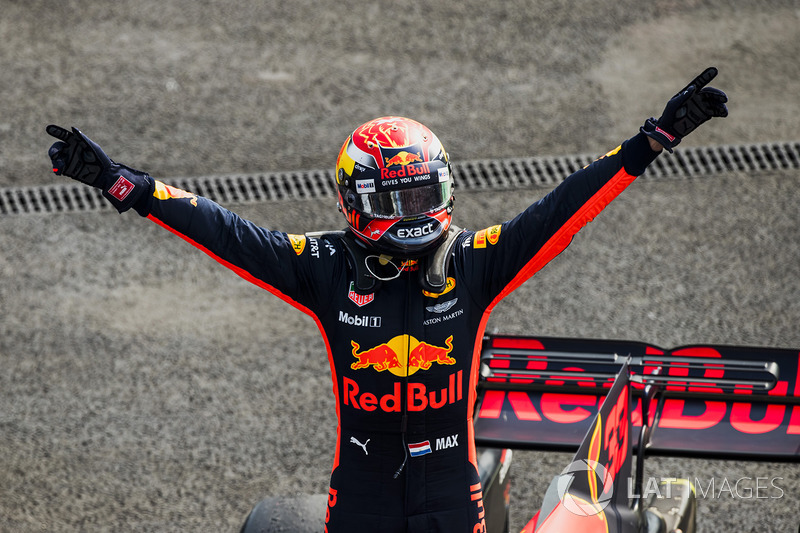 Race winner Max Verstappen, Red Bull Racing