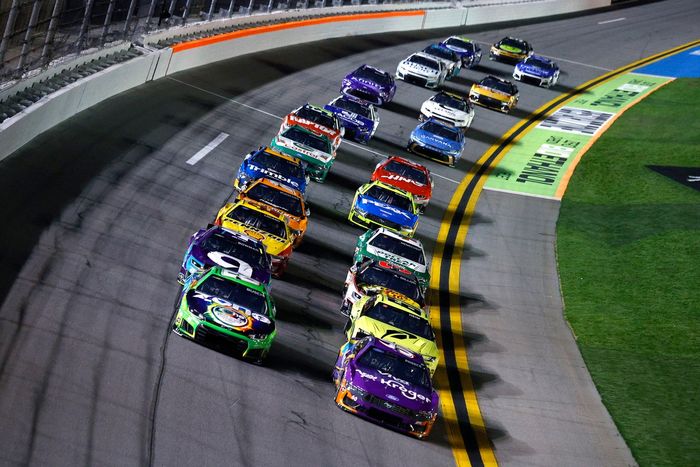 Ryan Preece, RFK Racing Ford, Kyle Busch, Richard Childress Racing Chevrolet