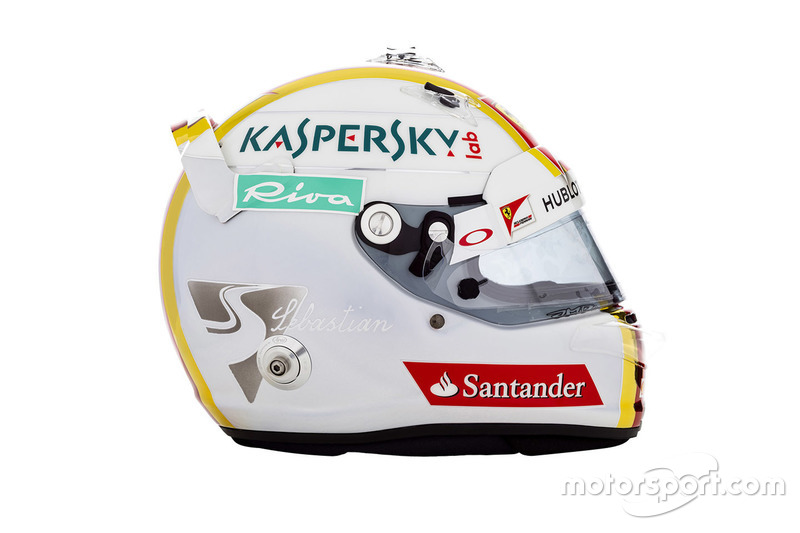 Sebastian Vettel, Ferrari helmet