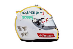Il casco di Sebastian Vettel, Ferrari