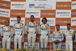 Podium: 1. #21 Mercedes-AMG Team Zakspeed, Mercedes-AMG GT3: Luca Stolz, Luca Ludwig, 2. #20 Mercede