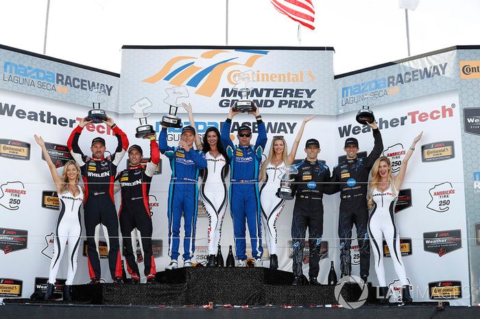 Renger van der Zande e Marc Goossens venceram a etapa de Laguna Seca do IMSA. Christian Fittipaldi e o português João Barbosa terminaram em 5º.