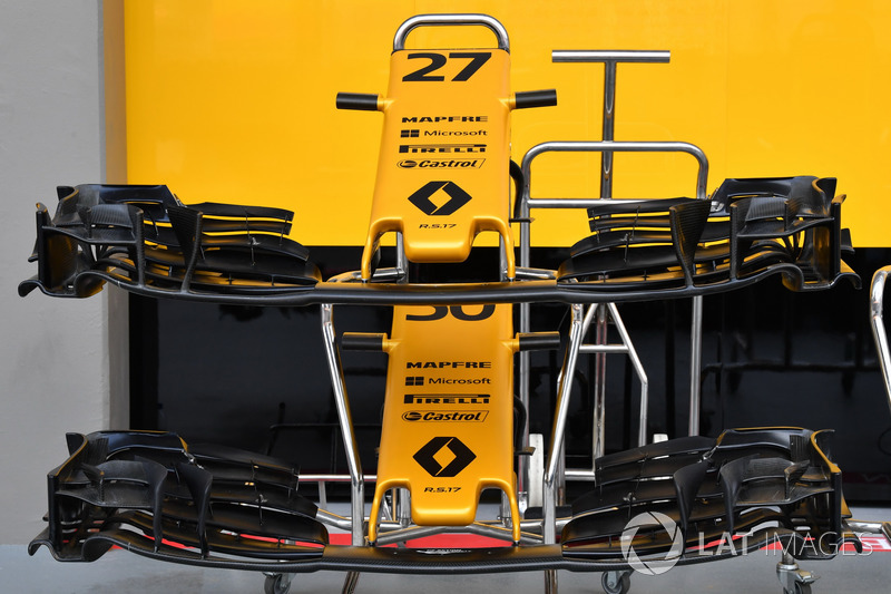 Renault Sport F1 Team RS17 nose and front wings