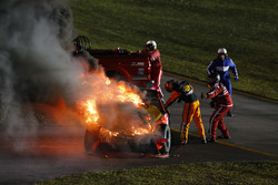 Мартін Труекс-мол., Furniture Row Racing Toyota, crash