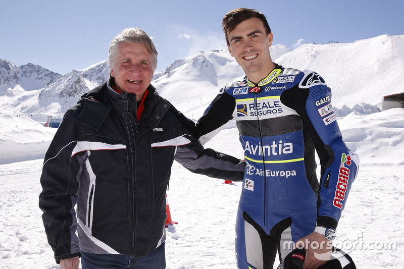 Loris Baz, Avintia Racing, avec Paolo Ciabatti