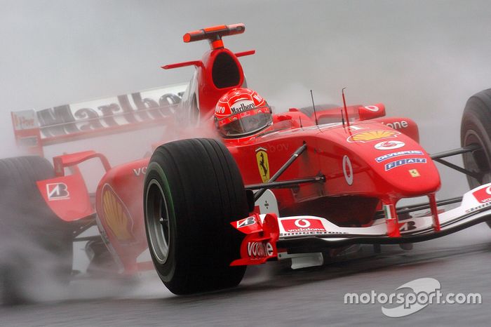 2004: el casco de su séptimo título