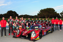 Foto de grupo del equipo #43 RGR Sport by Morand Ligier JSP2 - Nissan: Ricardo González, Filipe Albu