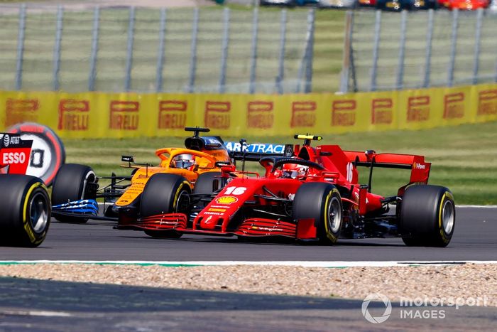 Charles Leclerc, Ferrari SF1000, Carlos Sainz Jr., McLaren MCL35