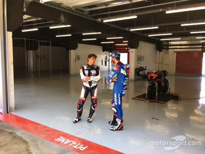 Alex Rins y Albert Arenas