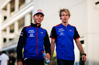 Pierre Gasly, Scuderia Toro Rosso ve Brendon Hartley, Scuderia Toro Rosso