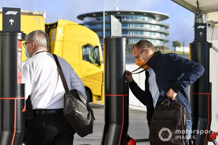 Ross Brawn, director deportivo de la FOM y Stefano Domenicali, director ejecutivo de la FOM 