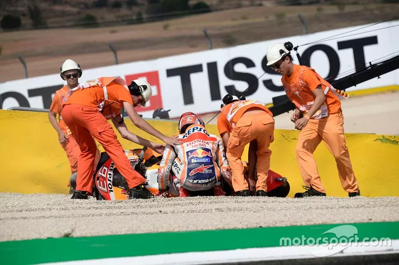 Sturz: Marc Marquez, Repsol Honda Team
