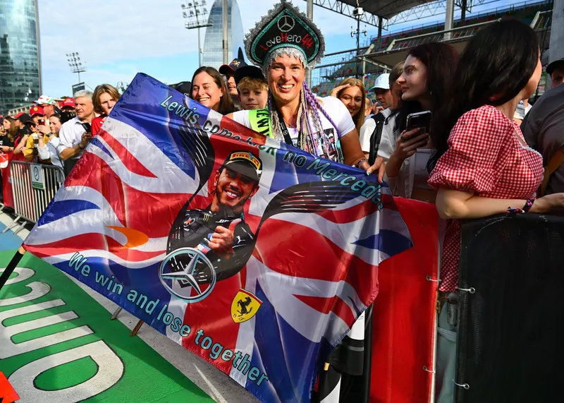 Les fans de Lewis Hamilton, Ferrari
