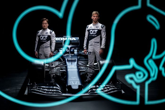 Pierre Gasly y Yuki Tsunoda, Alpha Tauri  