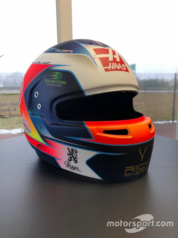 El casco de Romain Grosjean para 2019