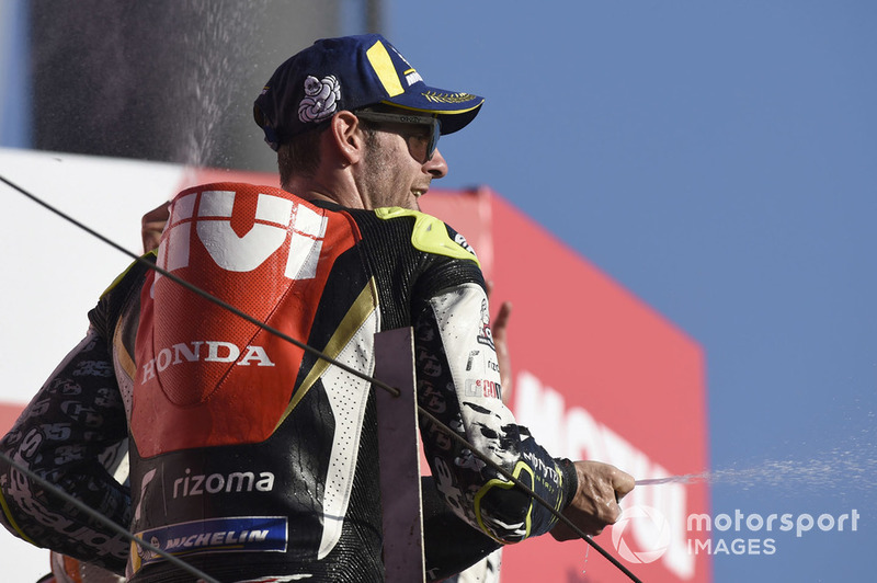 Podio: il secondo classificato Cal Crutchlow, Team LCR Honda