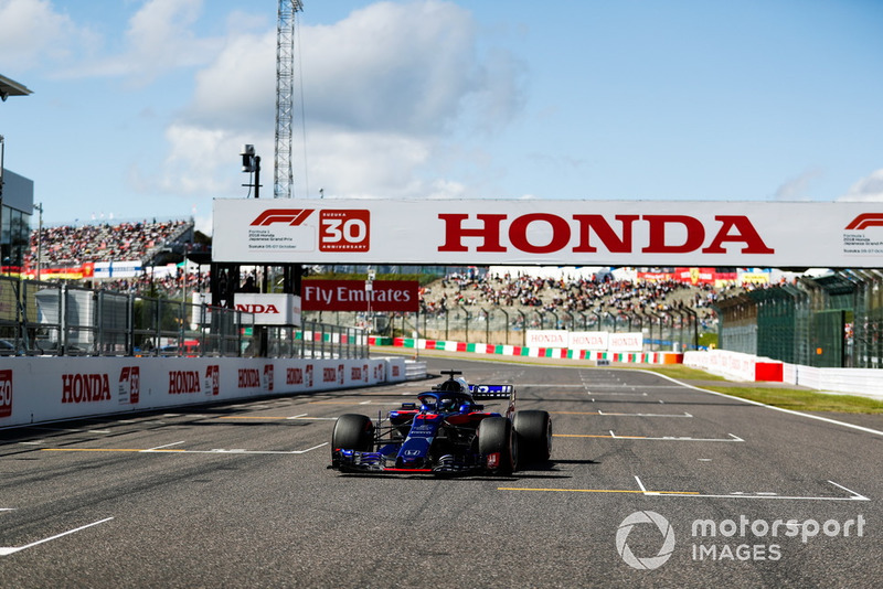 Brendon Hartley, Toro Rosso STR13, sur la grille