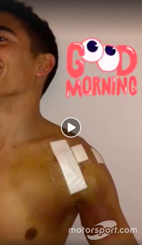 La spalla di Marc Marquez