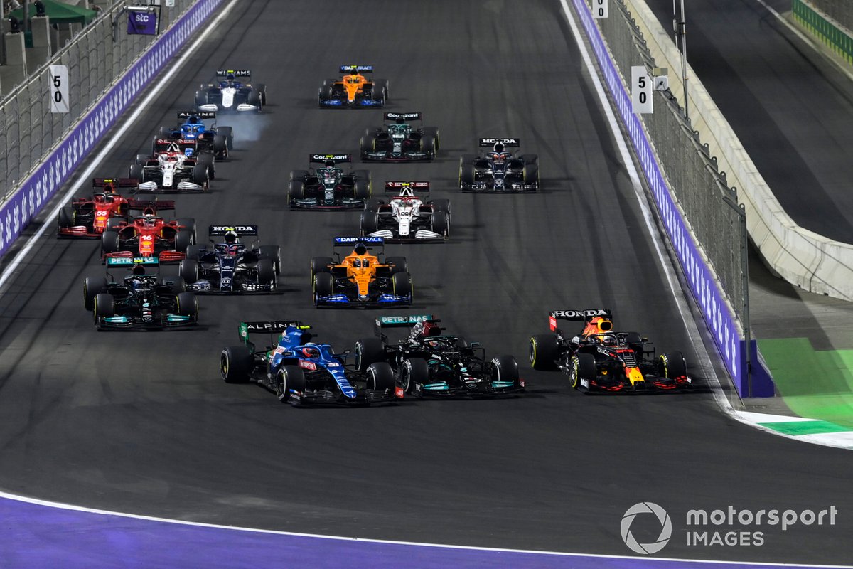 Le troisième départ du Grand Prix d'Arabie saoudite 2021