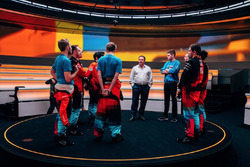 Zak Brown, Executive Director, McLaren Technology Group with McLaren World's Fastest Gamer participants