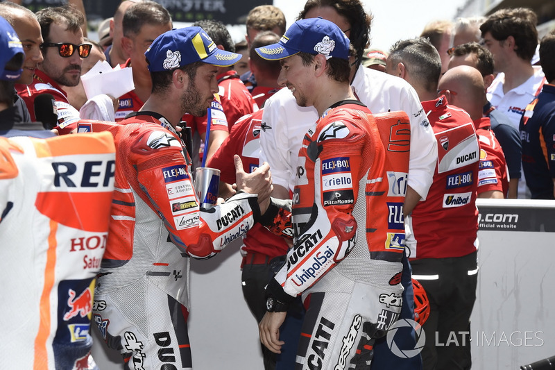 Андреа Довіціозо, Ducati Team, Хорхе Лоренсо, Ducati Team