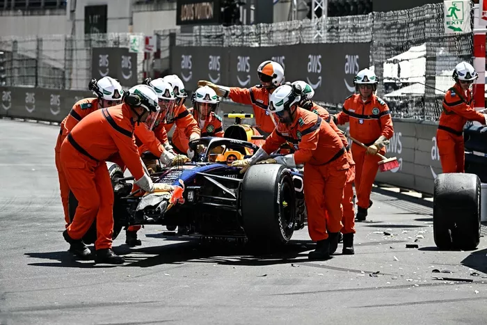 Isack Hadjar, Red Bull Racing crash