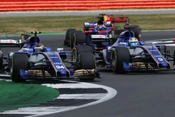  Pascal Wehrlein, Sauber C36, Marcus Ericsson, Sauber C36, Daniel Ricciardo, Red Bull Racing RB13