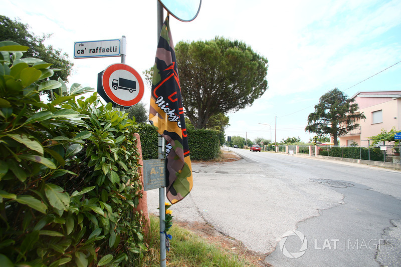 Nicky Hayden accident site