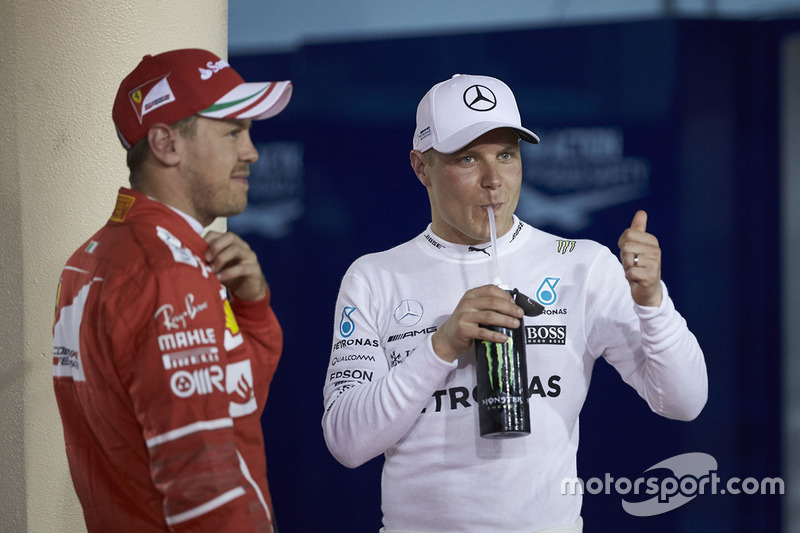 Polesitter: Valtteri Bottas, Mercedes AMG, third place Sebastian Vettel, Ferrari