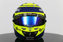 El casco de Sergio Pérez, Sahara Force India F1