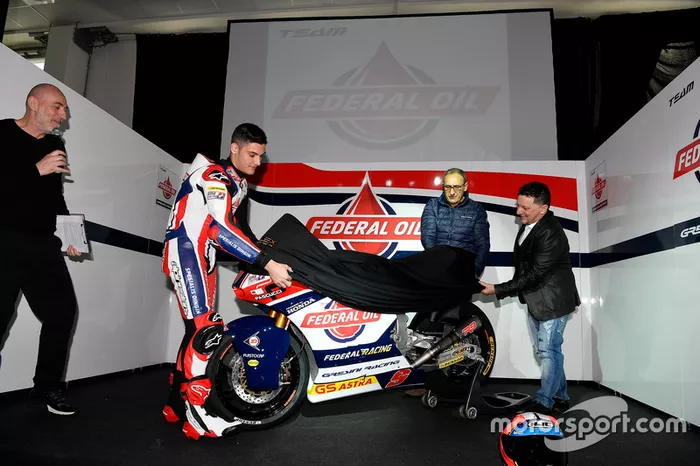 Fausto Gresini, Team Manager Federal Oil Gresini Moto2 y Jorge Navarro, Federal Oil Gresini Moto2