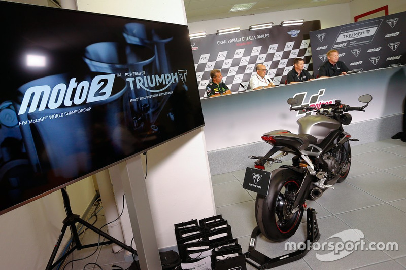 Triumph anuncia a su proveedor de motores de Moto2 para 2019