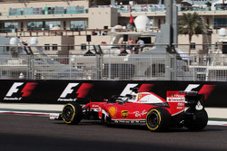 Sebastian Vettel, Ferrari SF16-H Halo kokpit ile
