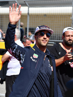 Daniel Ricciardo, Red Bull Racing on the drivers parade