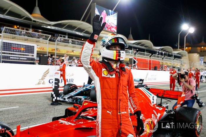 Bahréin 2018: Vettel, líder del mundial, en su primera pole del año.