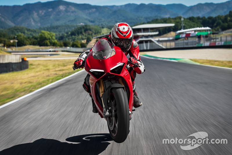 La Ducati Panigale V4 in pista