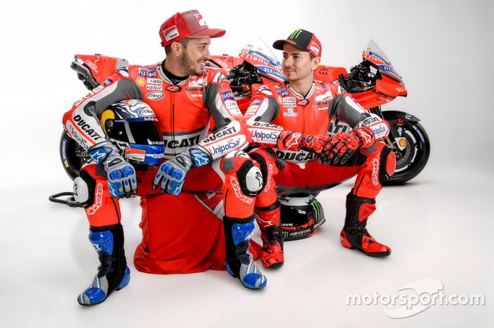 Jorge Lorenzo and Andrea Dovizioso, Ducati Team